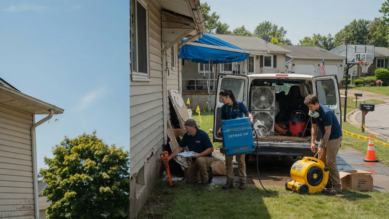 Ceiling Leak Cleanup in Plattsburgh, NY near me